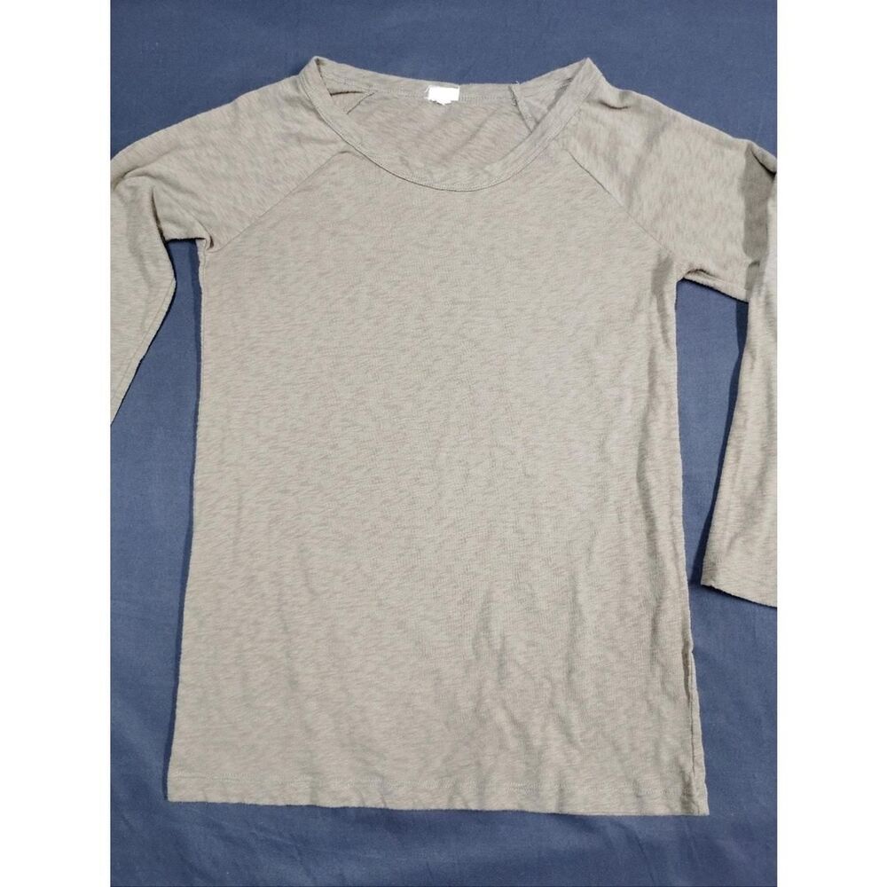 J. Crew Olive Green Long Sleeve Lightweight Top